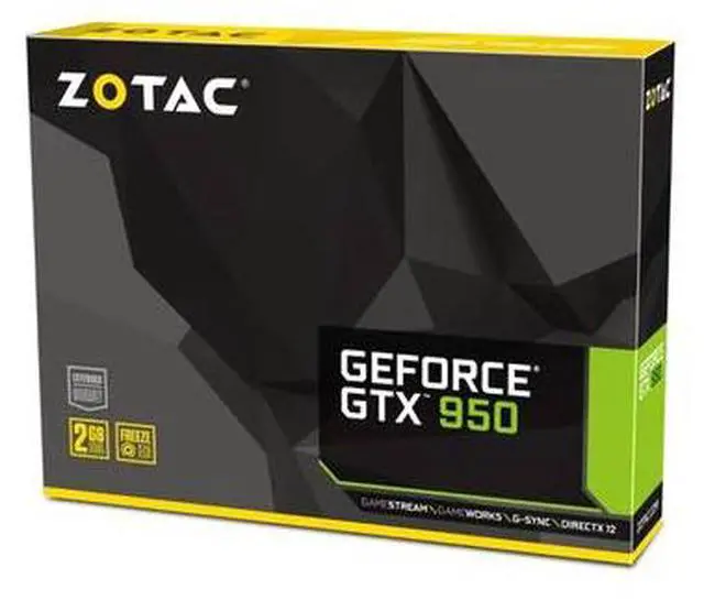 Alt view image 6 of 6 - ZOTAC NVIDIA GeForce GTX 950 2GB GDDR5 2DVI/HDMI/DisplayPort PCI-Express Video Graphics Card
