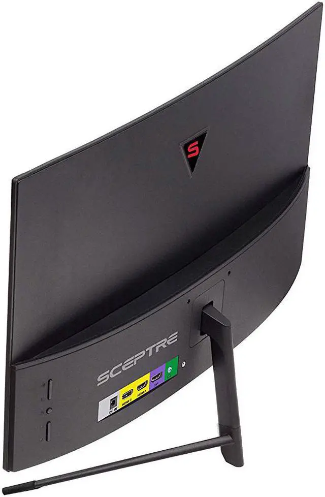 Alt view image 4 of 20 - Sceptre 23.6" Metal Black C248B-144RN Full HD 1920x1080 144Hz AMD FreeSync DisplayPort 2xHDMI Built-in Speakers Edge-less Curved Gaming LED Monitor