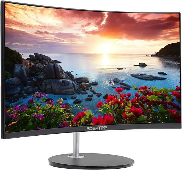Alt view image 5 of 7 - SCEPTRE C275W-1920RN 27" Full HD 1920 x 1080 75Hz HDMI VGA Built-in Speakers Edge-Less LED Backlit Curved Monitor