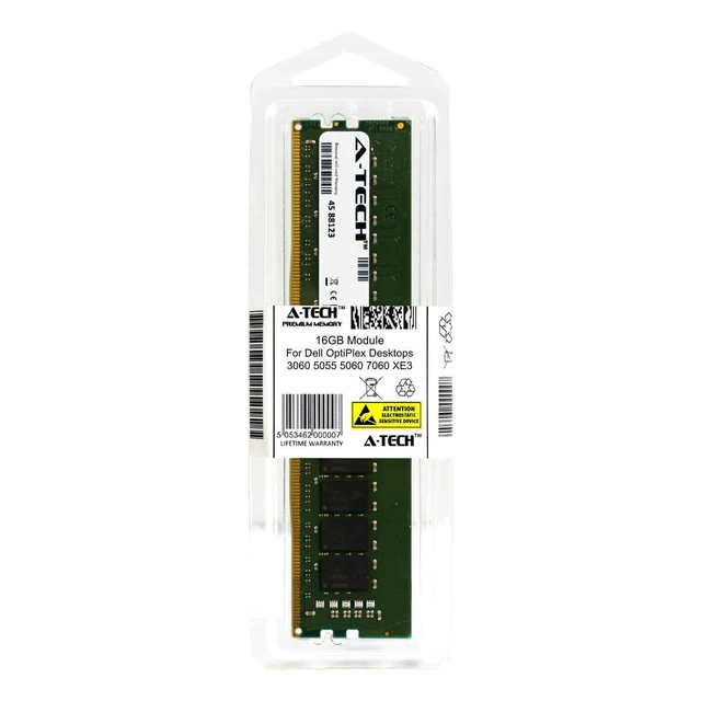 Alt view image 2 of 3 - 16GB DDR4 2666 Memory RAM for DELL OPTIPLEX 3060 5055 5060 7060 XE3 SFF Tower 1x