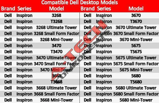 Alt view image 3 of 3 - 8GB DDR4 Memory RAM for DELL INSPIRON 5676 Towers 3268 3470 3668 3670 5675 5680
