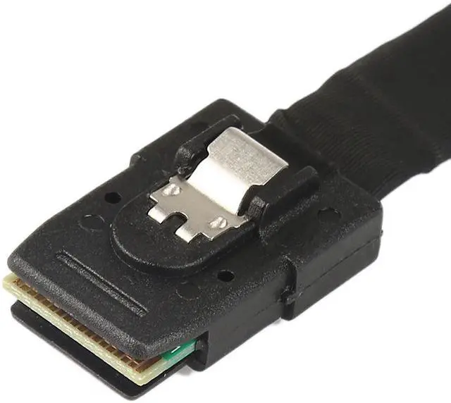 Alt view image 3 of 5 - Vibob Pack of 2 Mini SAS 36Pin (SFF-8087) Male to 4 SATA 7Pin female Cable  1.64Ft / 0.5M, Mini SAS Host/Controller to 4 SATA Target/Backplane