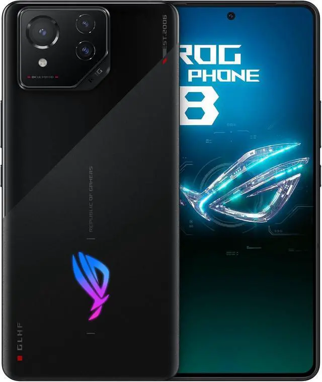 Alt view image 8 of 11 - ASUS ROG Phone 8 Unlocked Android Phone, US Version, 6.78" 165Hz AMOLED Display, 256GB Storage, 16GB RAM, 5500mAh Battery, 50MP Gimbal Camera, 32MP Front, Snapdragon 8 Gen 3, Dual-SIM, Phantom Black