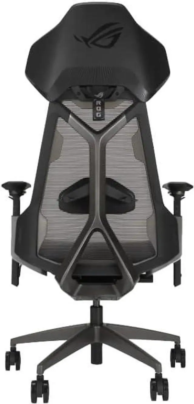 Alt view image 4 of 4 - ASUS ROG Destrier Ergo Gaming Chair, Futuristic Cyborg Aesthetic, Versatile Seat Adjustments, Mobile Arm Support Mode, Acoustic Panel, Aluminum Frame, Breathable Mesh and Comfortable PU Foam, Black