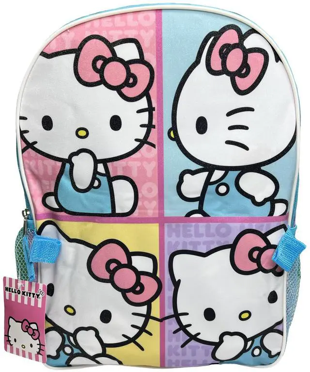 Alt view image 4 of 4 - Hello Kitty 16" Pink Backpack with Rectangular Lunch Bag