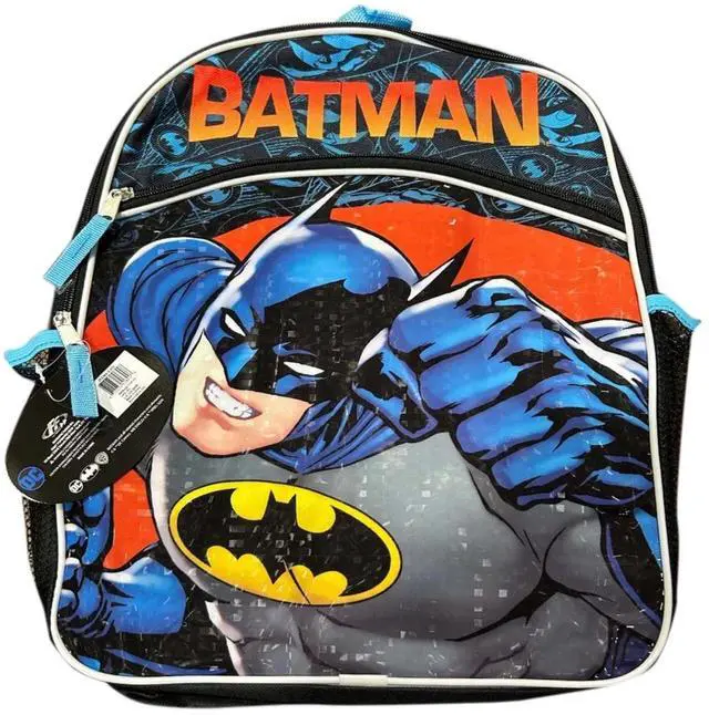 Alt view image 2 of 2 - DC Comics Batman 16" Backpack with Side Mesh Pockets and front pocket