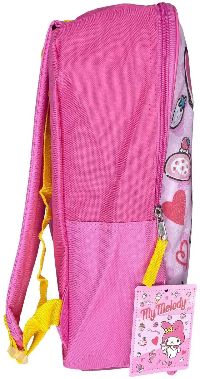 Alt view image 3 of 4 - Hello Kitty My Melody 15" Pink School Backpack for Girls