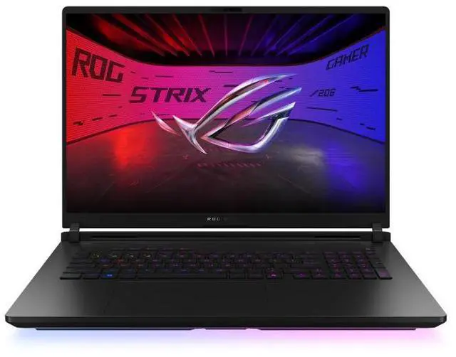 Main image of ASUS ROG Strix Scar 18 (2025) Gaming Laptop, 18 ROG Nebula HDR 16:10, RTX 5070 Ti, Core Ultra 9 275HX, 32GB DDR5, 1TB SSD, Win 11 Pro, G835LR-XS96