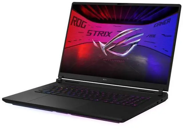 Alt view image 2 of 4 - ASUS ROG Strix Scar 18 (2025) Gaming Laptop, 18 ROG Nebula HDR 16:10, RTX 5070 Ti, Core Ultra 9 275HX, 32GB DDR5, 1TB SSD, Win 11 Pro, G835LR-XS96