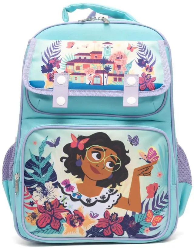 Main image of Disney Encanto 15.5" Polyester Blue Large Backpack with 2 Front Pockets