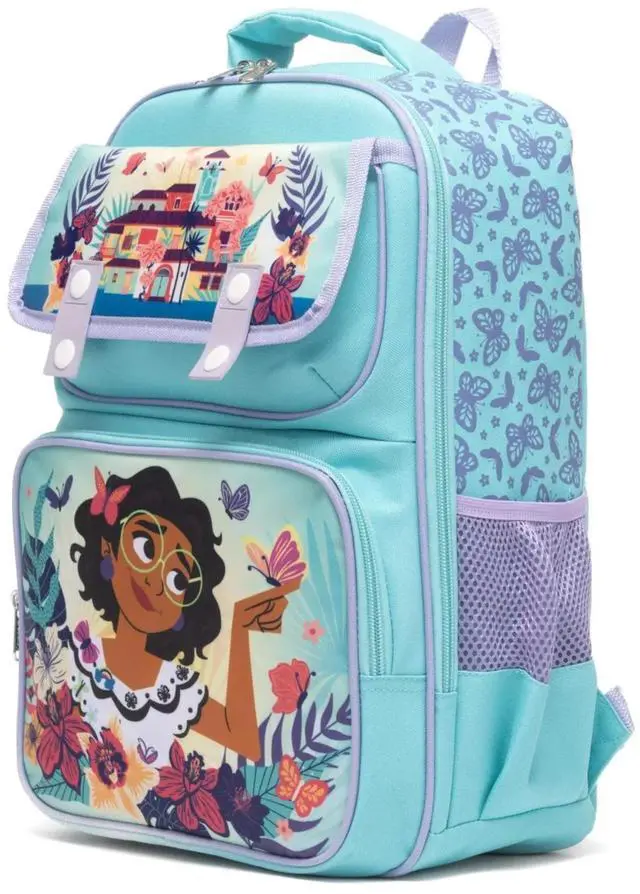 Alt view image 3 of 4 - Disney Encanto 15.5" Polyester Blue Large Backpack with 2 Front Pockets