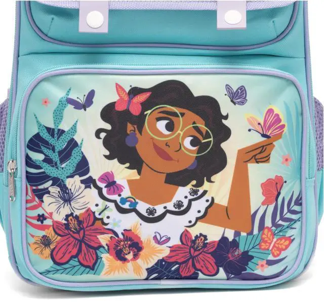 Alt view image 4 of 4 - Disney Encanto 15.5" Polyester Blue Large Backpack with 2 Front Pockets