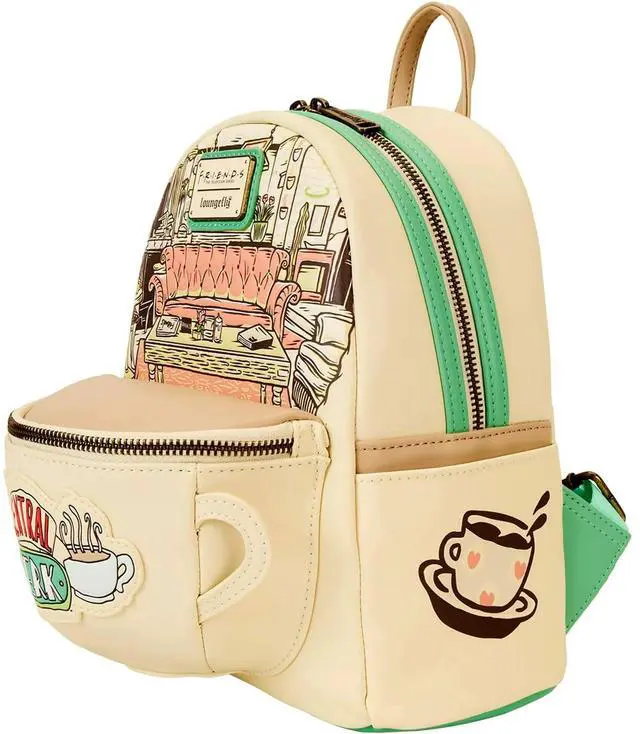 Alt view image 2 of 4 - Loungefly Friends Central Perk Domed Coffee Mug Scented Mini Backpack