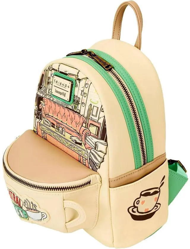 Alt view image 3 of 4 - Loungefly Friends Central Perk Domed Coffee Mug Scented Mini Backpack