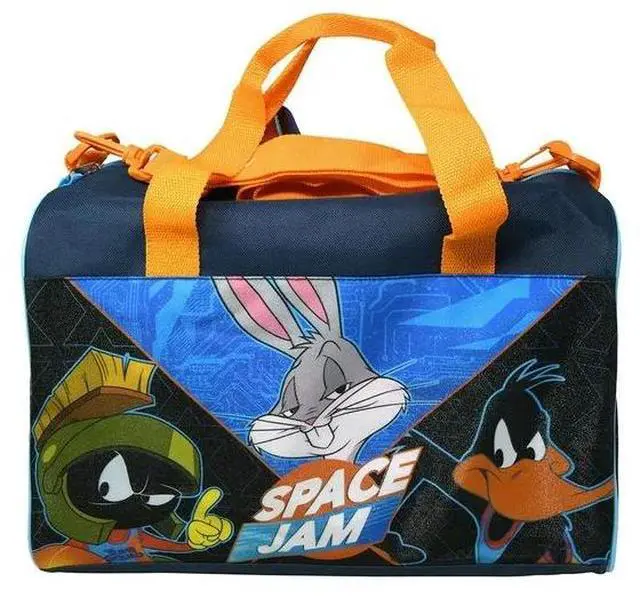 Main image of Space Jam Duffel Bag Small Travel Bugs Bunny Daffy Duck Looney Tunes Boys