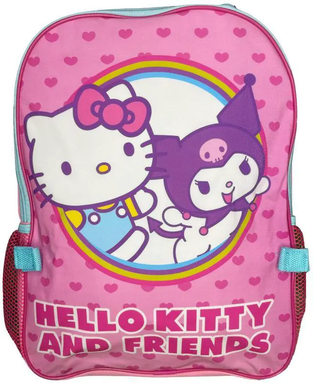 Alt view image 3 of 7 - Hello Kitty and Friends by Sanrio 16" Girls School Backpack with Large Front Pocket & Rectangular Lunch Bag
