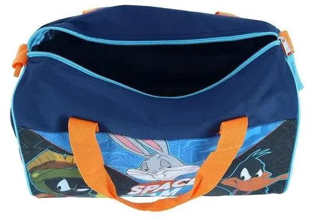 Alt view image 3 of 4 - Space Jam Duffel Bag Small Travel Bugs Bunny Daffy Duck Looney Tunes Boys