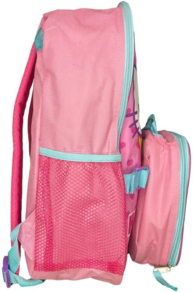 Alt view image 4 of 7 - Hello Kitty and Friends by Sanrio 16" Girls School Backpack with Large Front Pocket & Rectangular Lunch Bag