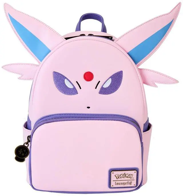 Main image of Loungefly Pokemon 3D Pink Espeon Mini Faux Leather Backpack