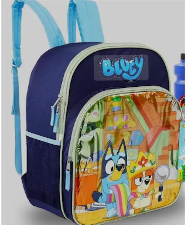 Alt view image 2 of 4 - Bluey 16" Backpack Bluey and Bingo