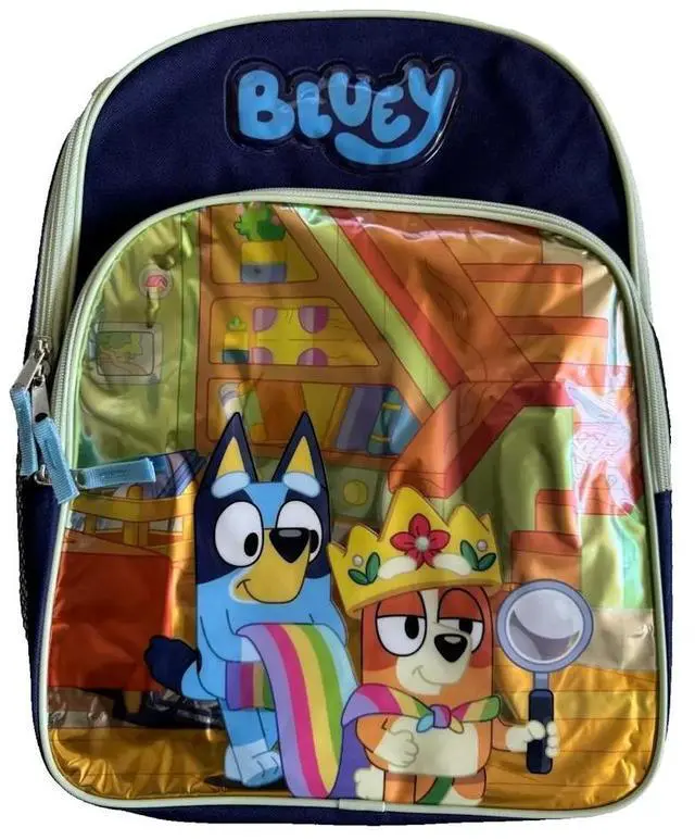 Alt view image 4 of 4 - Bluey 16" Backpack Bluey and Bingo