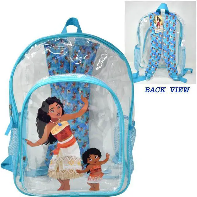 Alt view image 4 of 4 - Disney Moana 2 Transparent 16" Clear Backpack