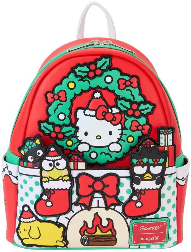 Main image of Loungefly Sanrio Hello Kitty Winter Wonderland Red Mini Backpack