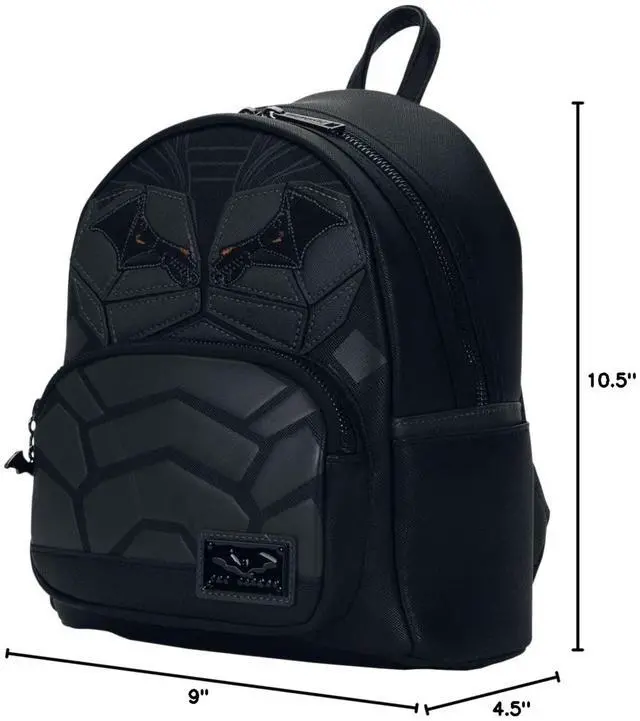 Alt view image 3 of 5 - Loungefly DC Comics The Batman Cosplay Mini Backpack