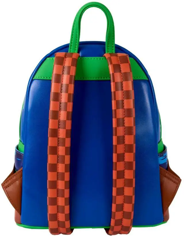 Alt view image 4 of 4 - Loungefly Sega Sonic The Hedgehog Mini Backpack