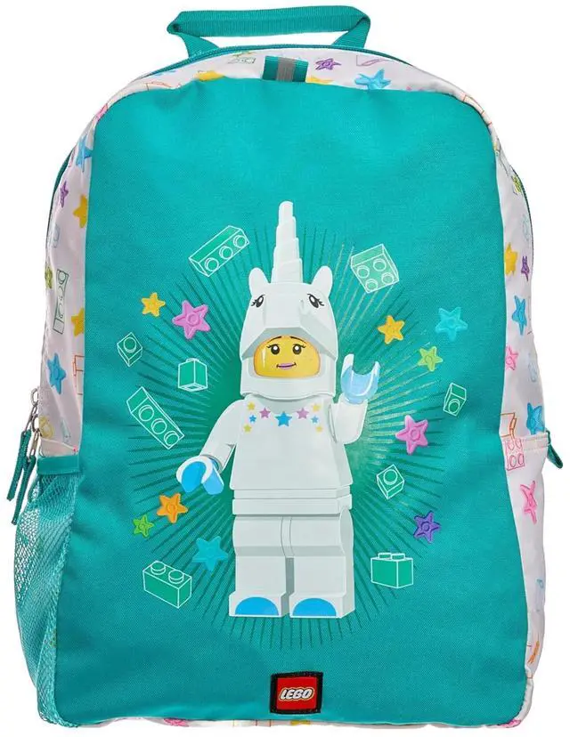 Alt view image 2 of 4 - LEGO Iconic Unicorn Girl Kids School Backpack for Travel, On-the-Go, Back to School, with Adjustable Padded Straps