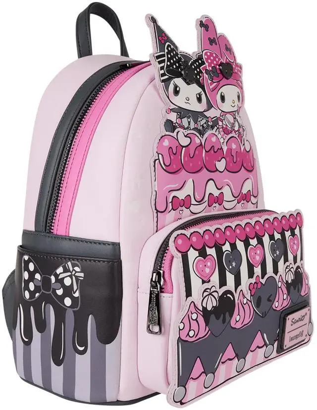 Alt view image 3 of 4 - Loungefly Sanrio My Melody and Kuromi Mini Backpack