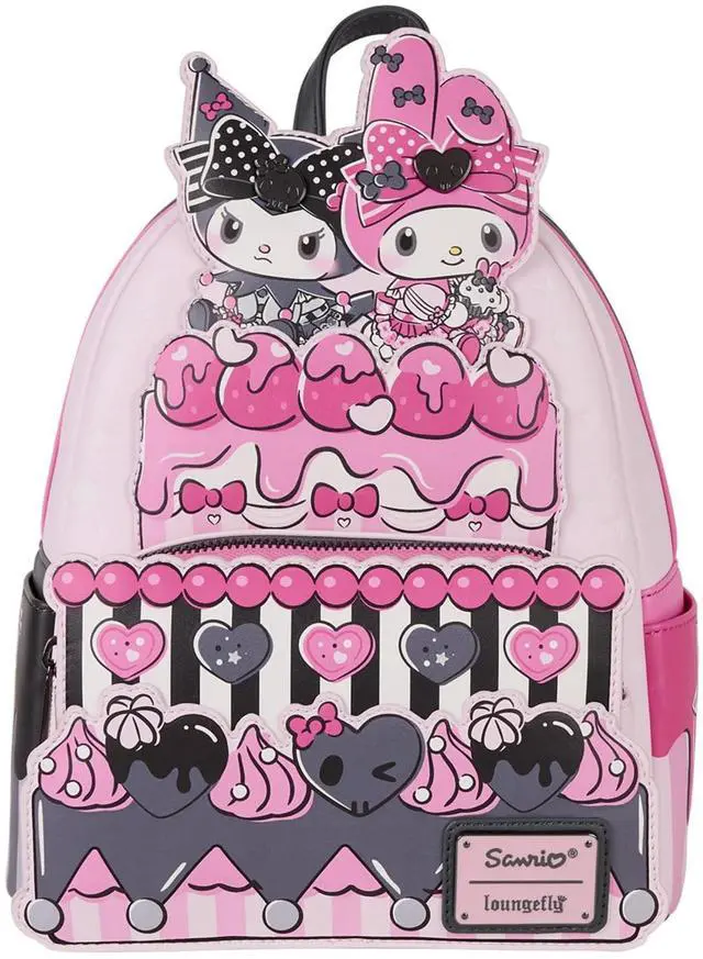 Main image of Loungefly Sanrio My Melody and Kuromi Mini Backpack
