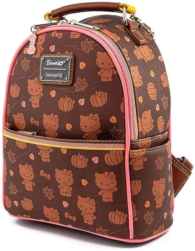 Main image of Loungefly Sanrio Hello Kitty Pumpkin Spice Mini Backpack