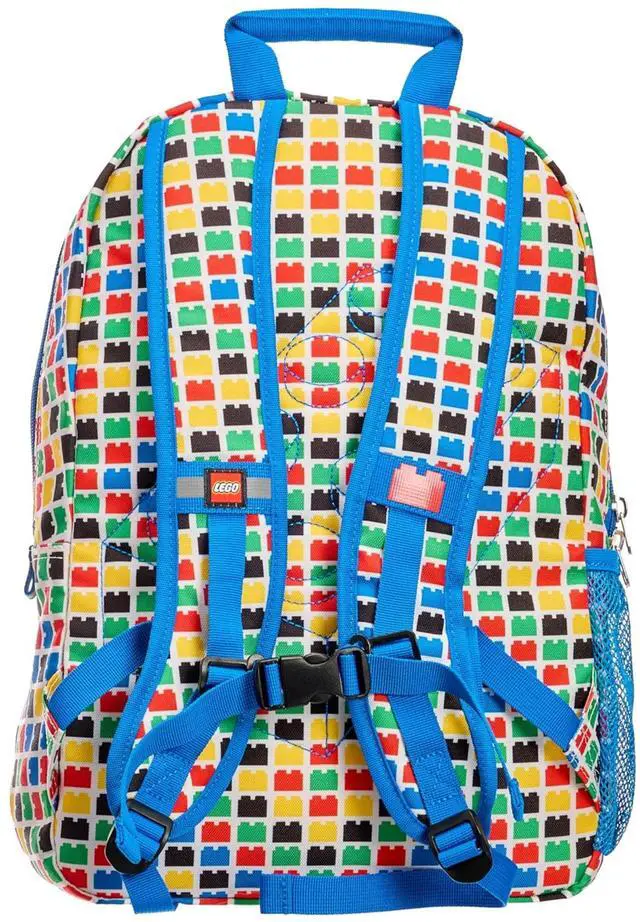 Alt view image 4 of 4 - LEGO  Iconic Prints Kids School Backpack, for Travel, On-the-Go, Back to School with Adjustable Padded Straps
