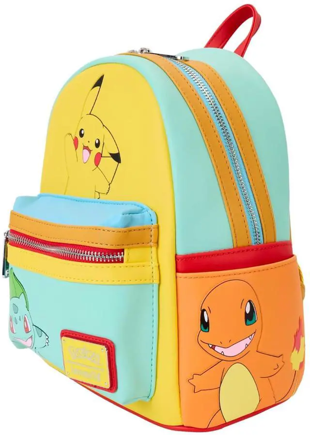 Alt view image 3 of 4 - Loungefly Pokemon 10.5" Mini Faux Leather Backpack