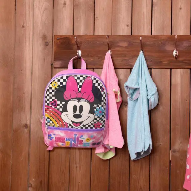 Alt view image 3 of 4 - Disney Minnie Mouse Girls School Backpack 16" with pockets