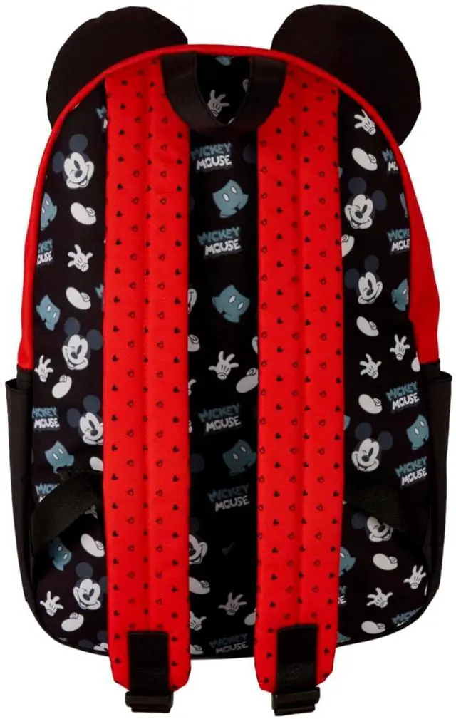 Alt view image 3 of 3 - Loungefly Disney Mickey Mouse Nylon Full-Size Backpack for School, 17in