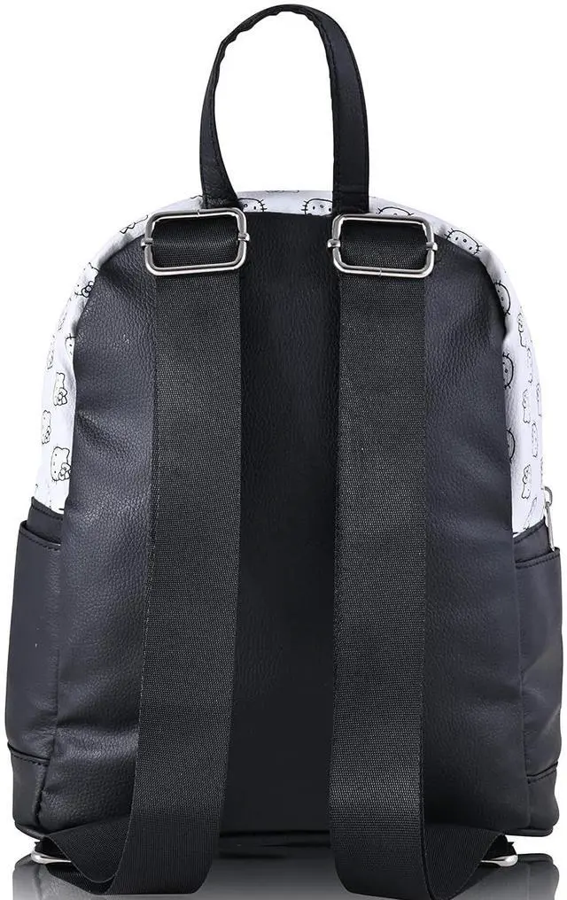 Alt view image 3 of 3 - Fast Forward Hello Kitty 10" Mini White Backpack for Adults and Teens