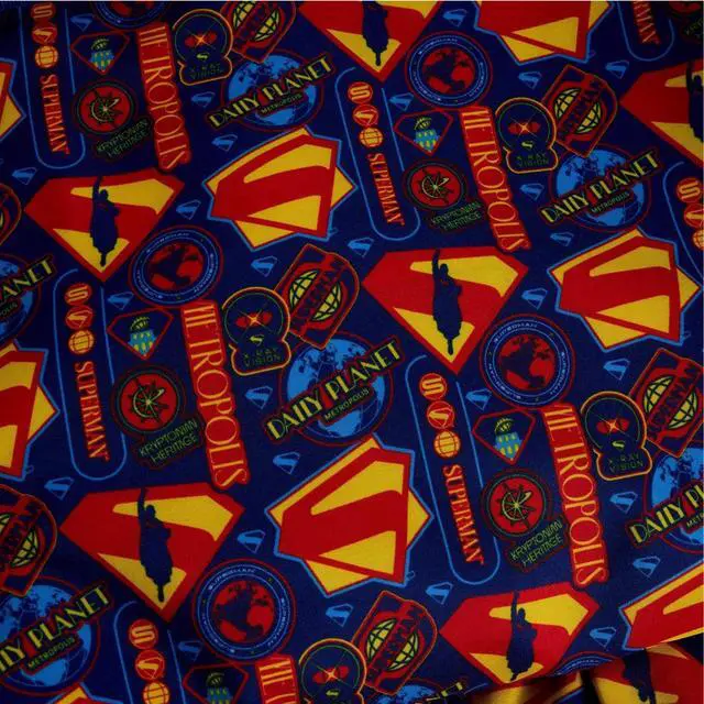 Alt view image 4 of 4 - Loungefly DC Superman Nylon Full-Size School  Backpack, 17in