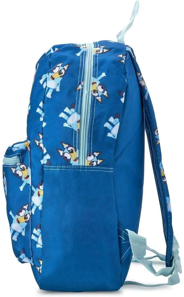 Alt view image 2 of 4 - Fast Forward All over print Nylon Bluey Kids Backpack 16" School Bookbag for Girls and Boys ages 3+