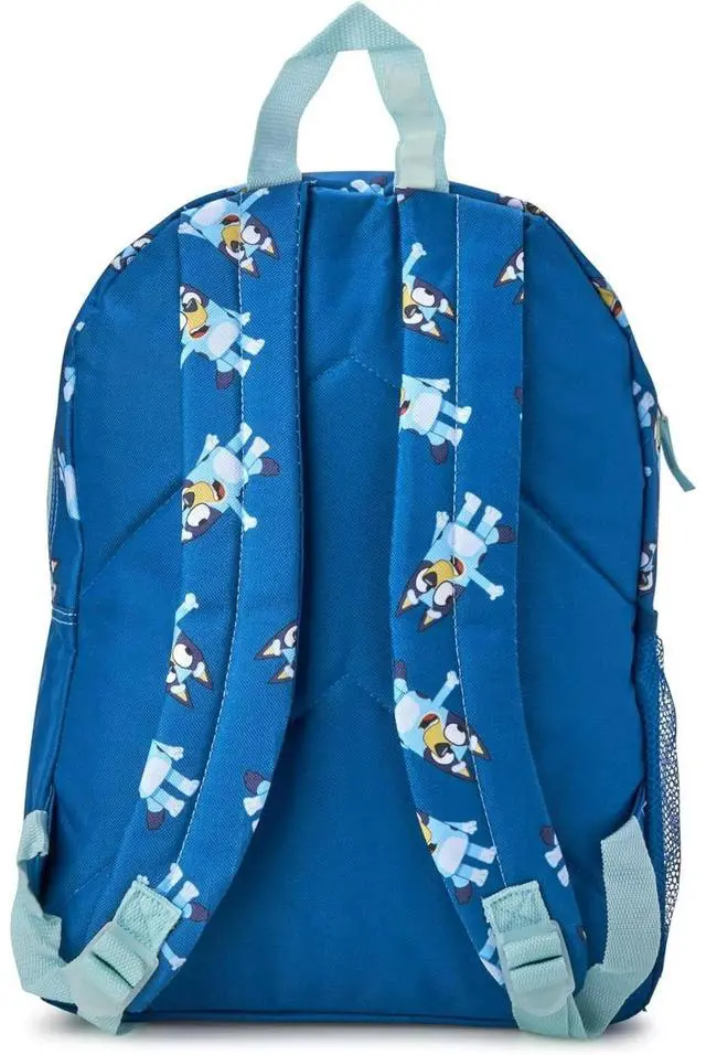 Alt view image 3 of 4 - Fast Forward All over print Nylon Bluey Kids Backpack 16" School Bookbag for Girls and Boys ages 3+