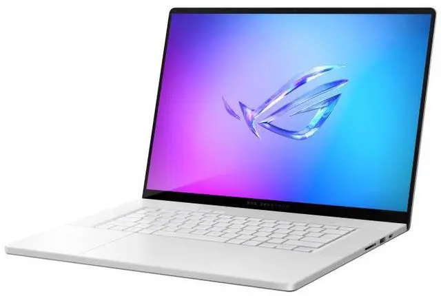 Alt view image 3 of 17 - ASUS ROG Zephyrus G16 (2025) Gaming Laptop, 16" ROG Nebula OLED 2.5K, RTX 5080, Ultra 9 285H, 64GB, 2TB SSD, Win 11 Pro, Platinum White, GU605CW-XS98