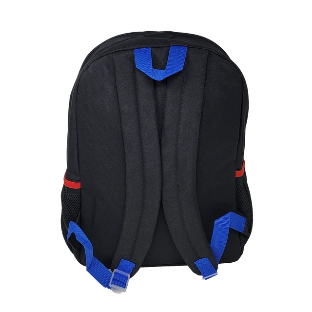Alt view image 5 of 5 - Nintendo Super Mario Bros 16" Polyester School Backpack with Front Zipper and two Side Mesh Pockets