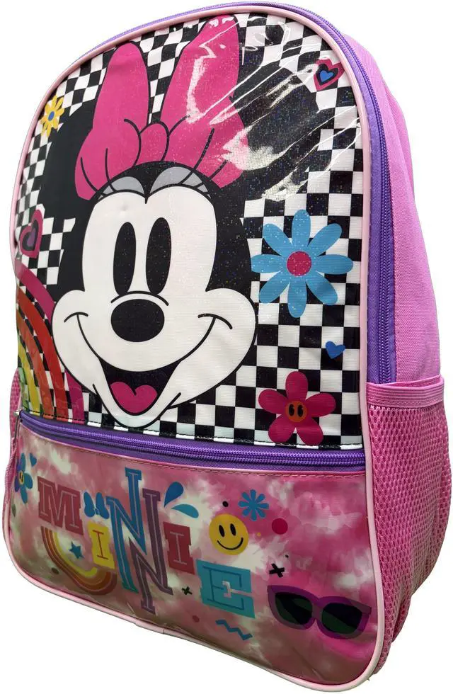Alt view image 6 of 7 - Disney Minnie Mouse Girls School Backpack 16" with pockets