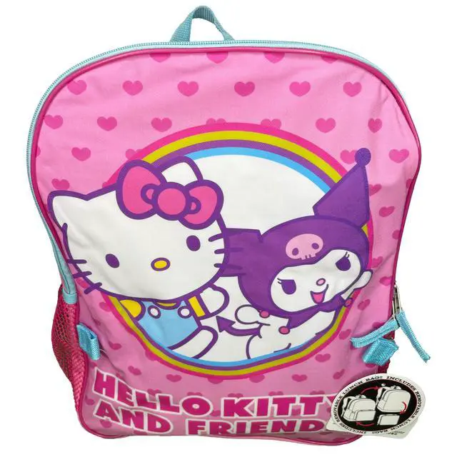 Alt view image 7 of 7 - Hello Kitty and Friends by Sanrio 16" Girls School Backpack with Large Front Pocket & Rectangular Lunch Bag