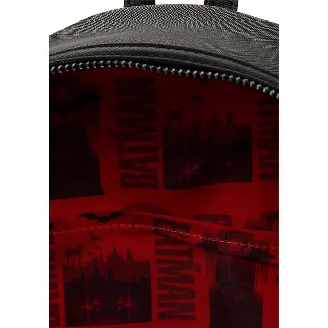 Alt view image 6 of 8 - Loungefly DC Comics The Batman Cosplay Mini Backpack