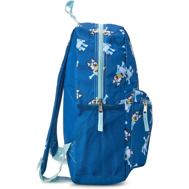 Alt view image 5 of 5 - Fast Forward All over print Nylon Bluey Kids Backpack 16" School Bookbag for Girls and Boys ages 3+