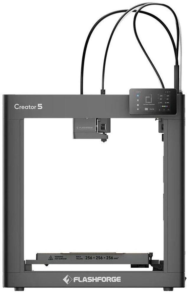 Alt view image 14 of 14 - Flashforge Creator 5 4-Toolheads Multi-Color 3D Printer | 500% Faster, Zero Purge Waste