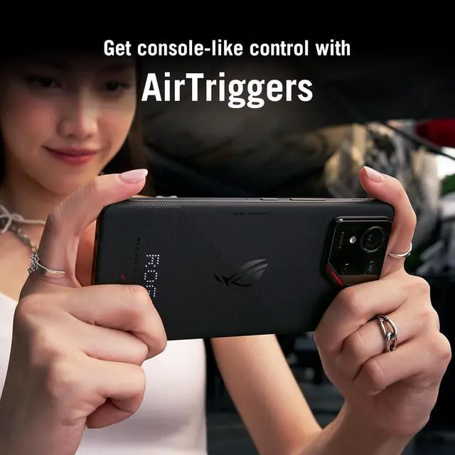 Alt view image 5 of 7 - ASUS ROG Phone 9 Unlocked Android Phone, US Version, 6.78" 185Hz AMOLED Display, 256GB Storage, 12GB RAM, 5800mAh Battery, 50MP Gimbal Camera, 32MP Front, Snapdragon 8 Elite, Dual-SIM, Phantom Black