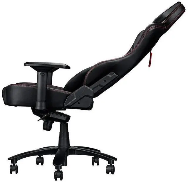 Alt view image 4 of 5 - ASUS ROG Chariot RGB Gaming Chair (Memory Foam Lumbar Support, 4D Adjustable Armrest, Reclining Backrest, Breathable Leatherette Material, Durable PU Casters, Integrated Aura RGB Lighting)
